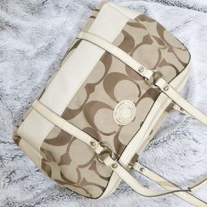 Coach Monogram Bowler Purse NWOT